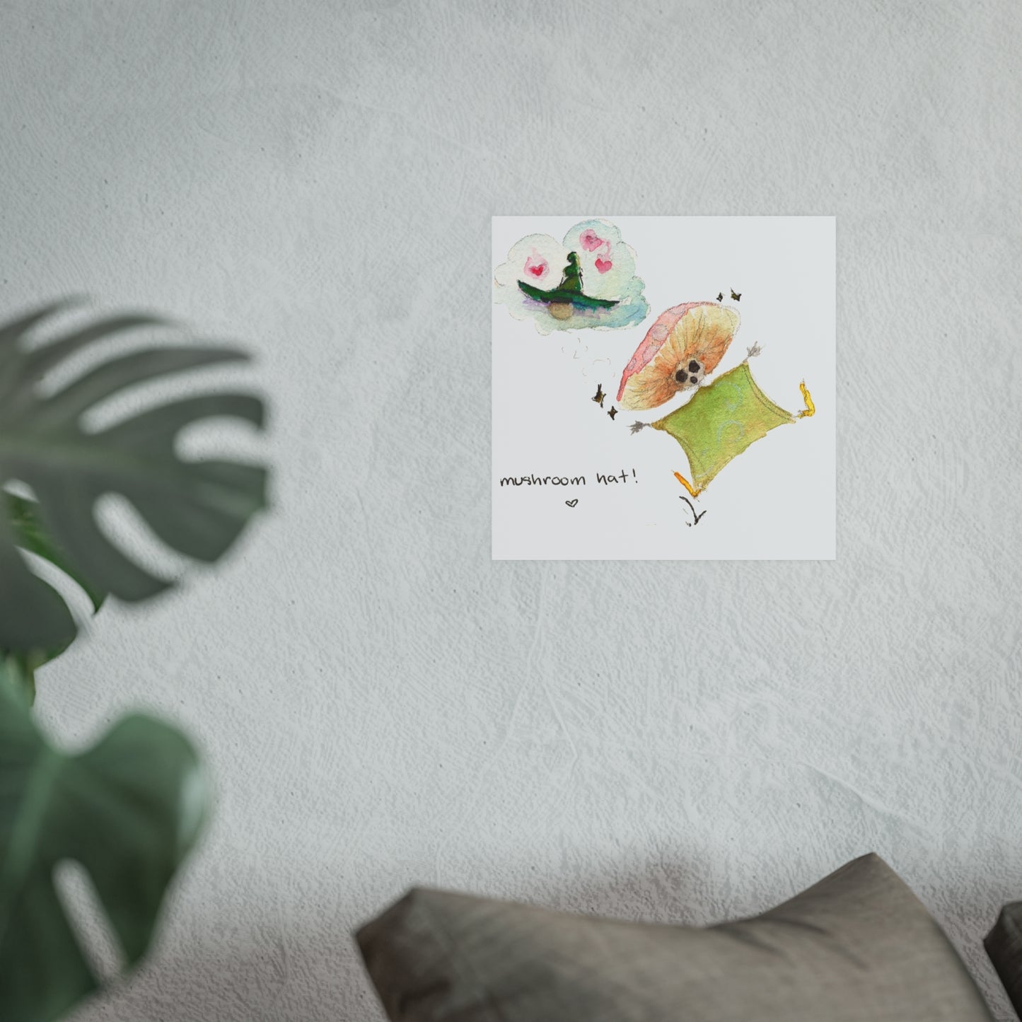 Mushroom Hat! | Satin & Archival Matte Prints