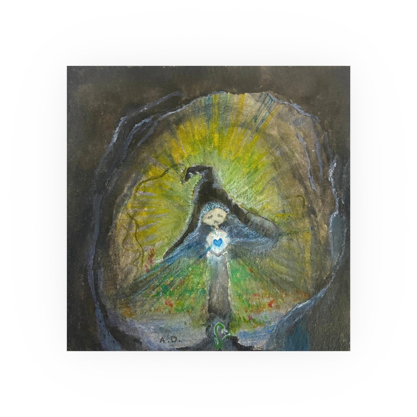 Blue Witch Poster Edgeless | Satin or Archival Matte