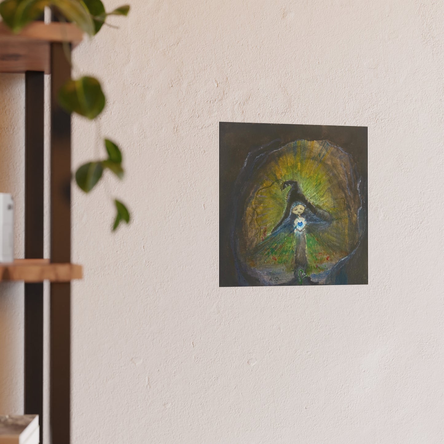 Blue Witch Poster Edgeless | Satin or Archival Matte
