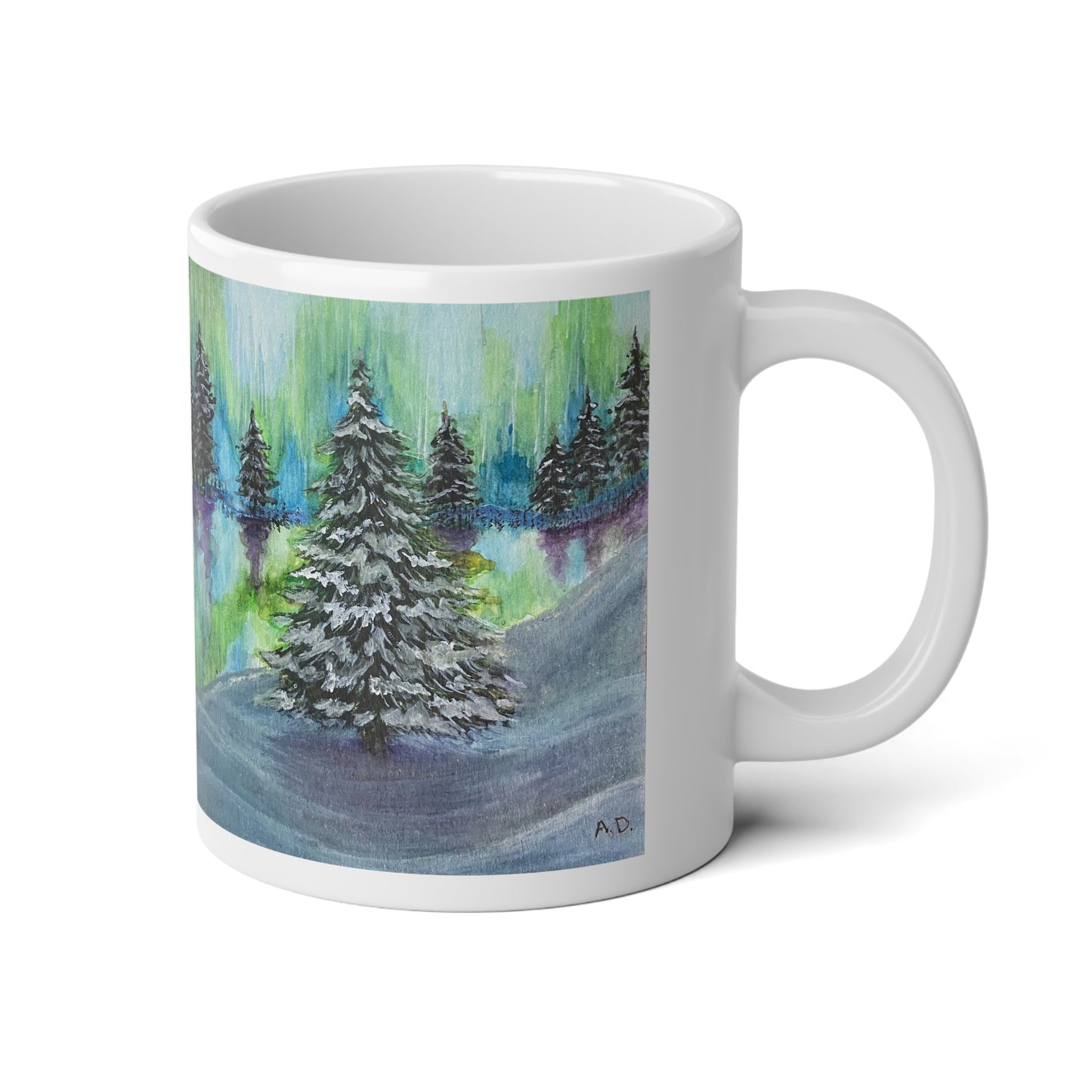 20 oz Jumbo Mug | Winter Aurora
