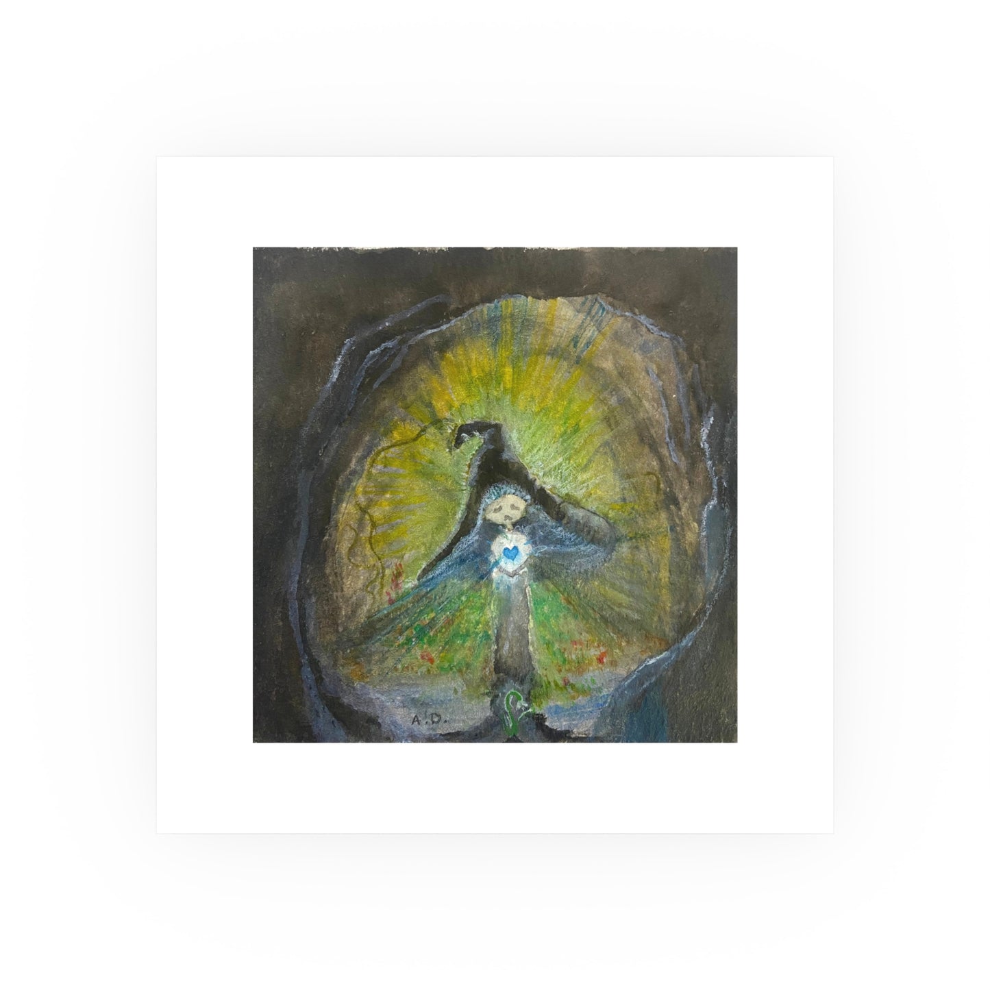 Blue Witch Poster | Satin or Archival Matte