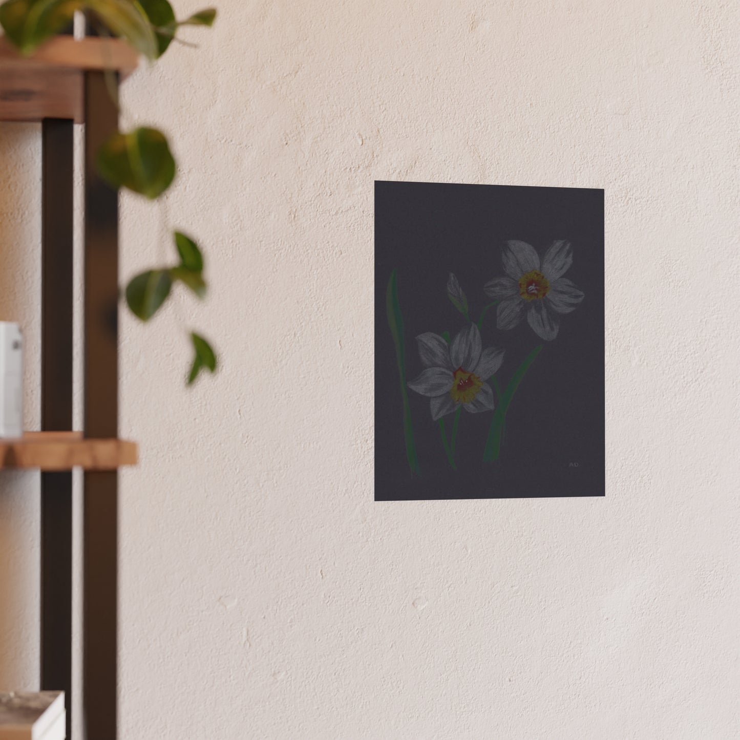 Dark Botanicals - Daffodils | Satin & Archival Matte Prints
