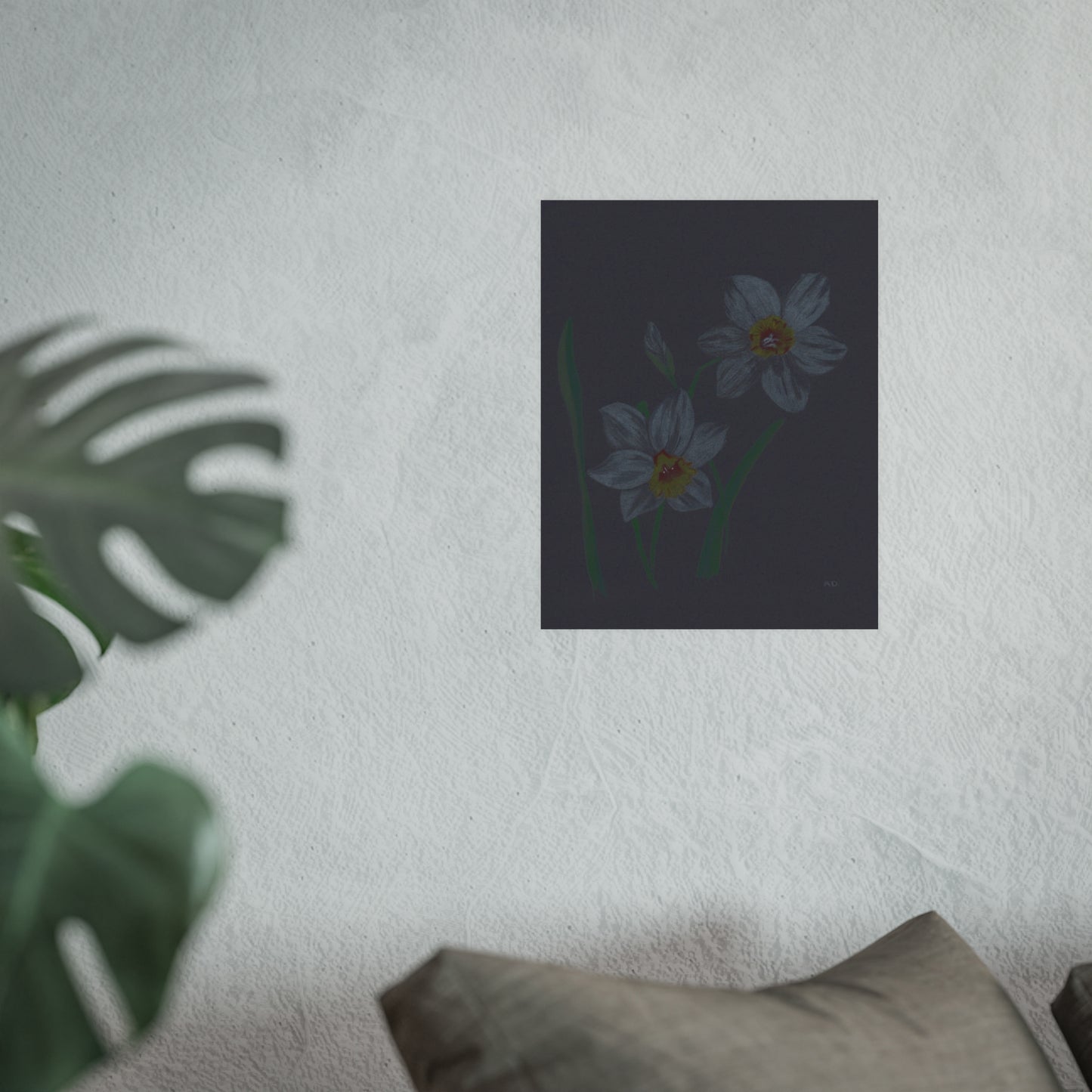Dark Botanicals - Daffodils | Satin & Archival Matte Prints
