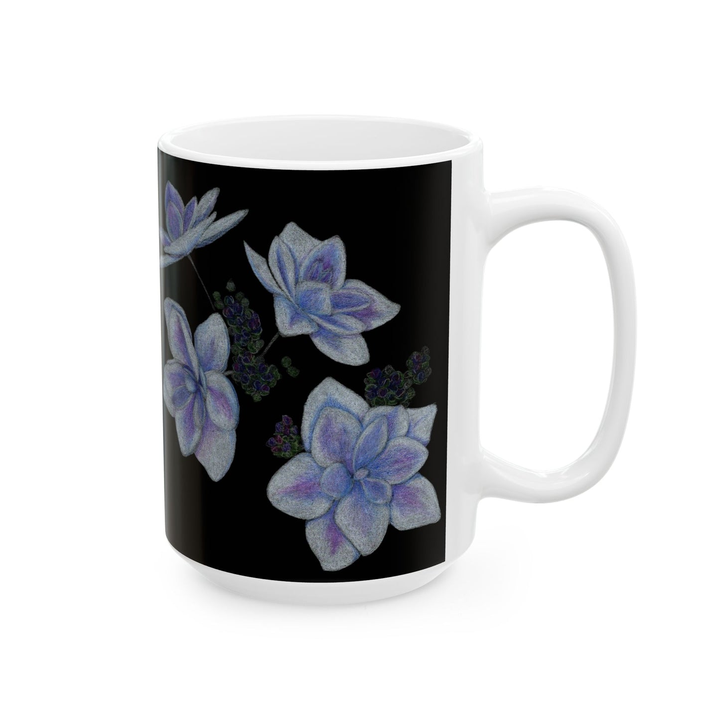 Ceramic Mug | Stargazer Hydrangea Blooms