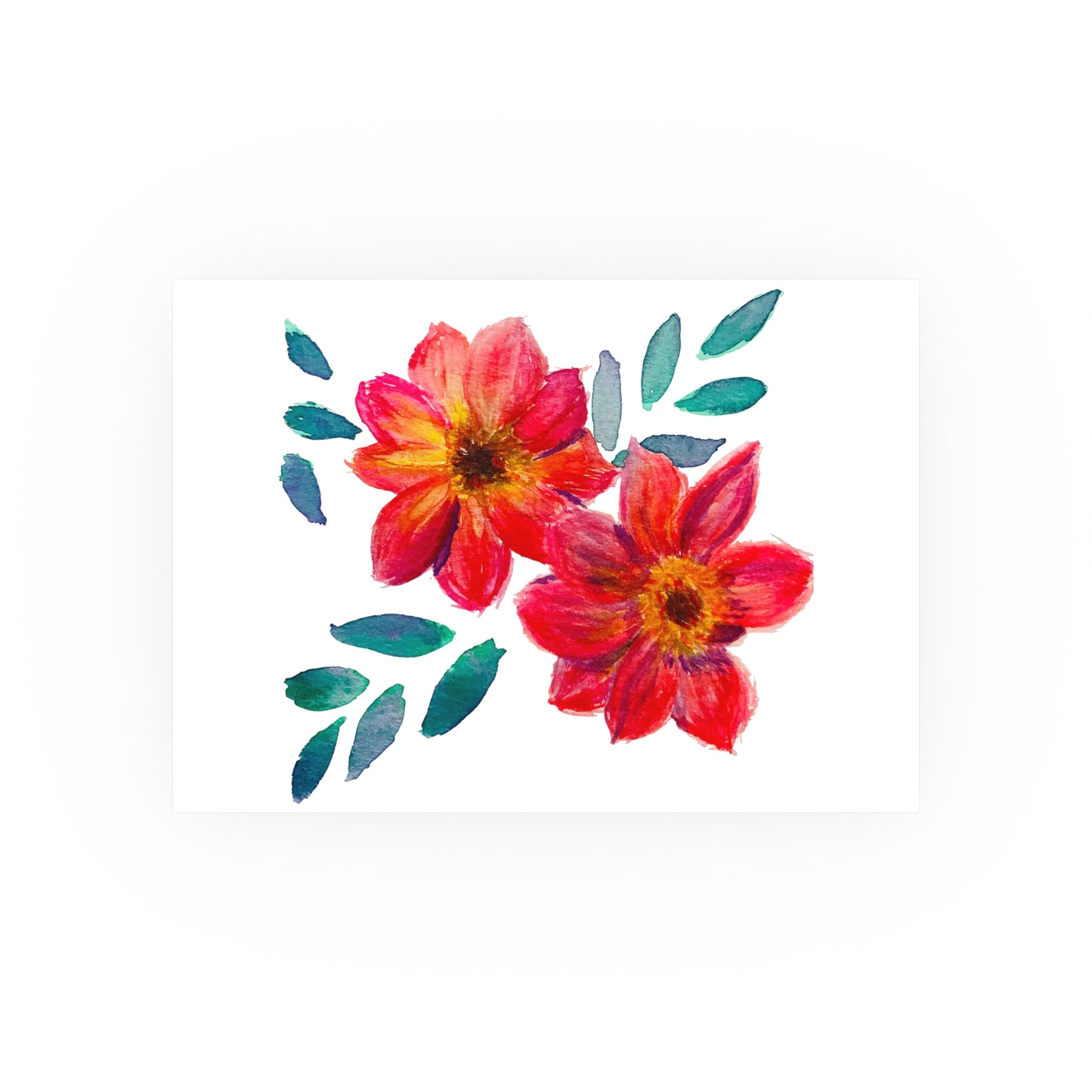 Happy Day Dahlia | Satin & Archival Matte Prints