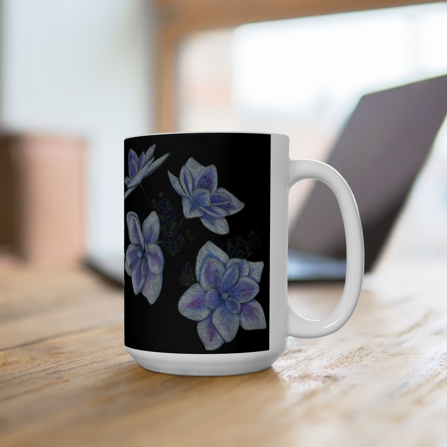 Ceramic Mug | Stargazer Hydrangea Blooms
