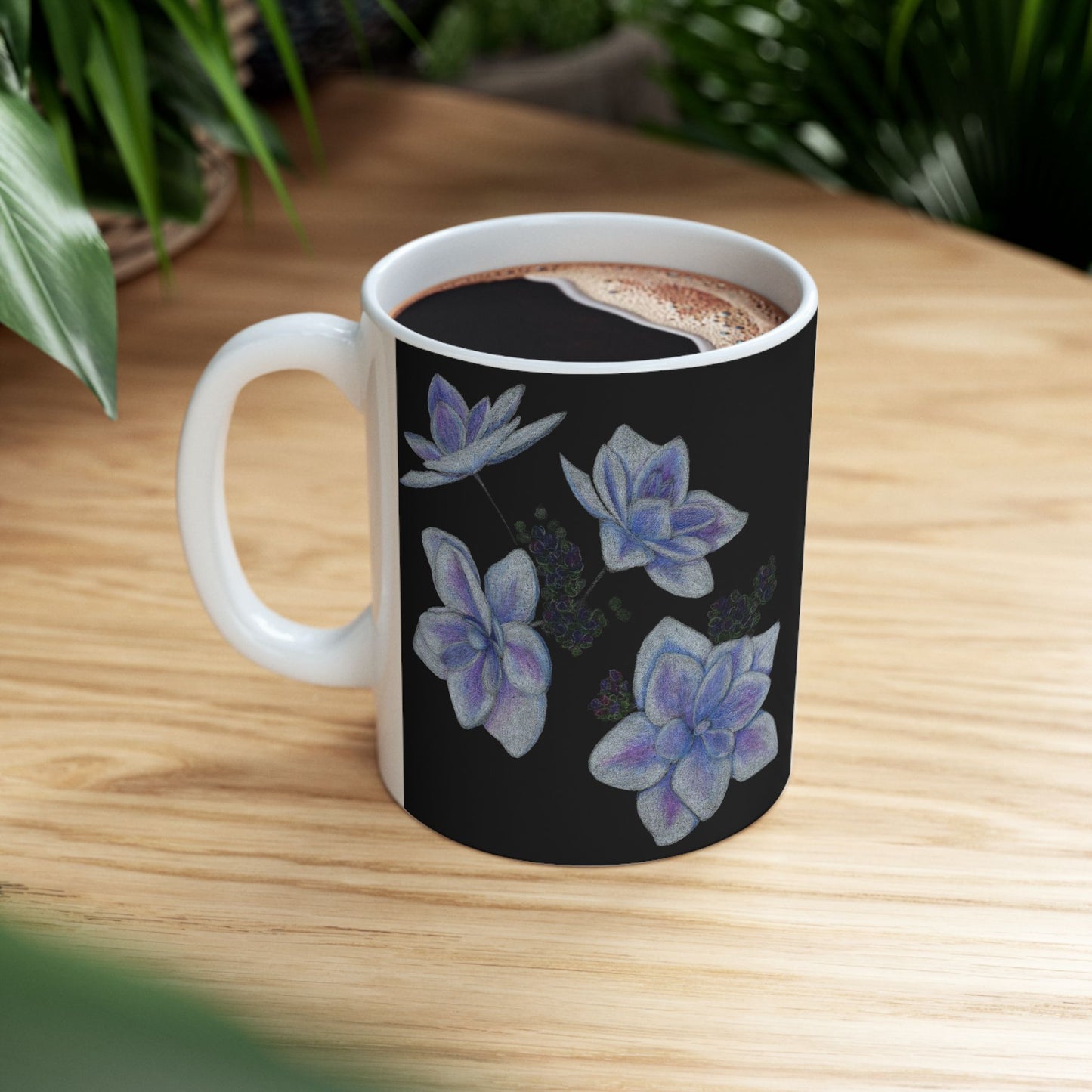 Ceramic Mug | Stargazer Hydrangea Blooms