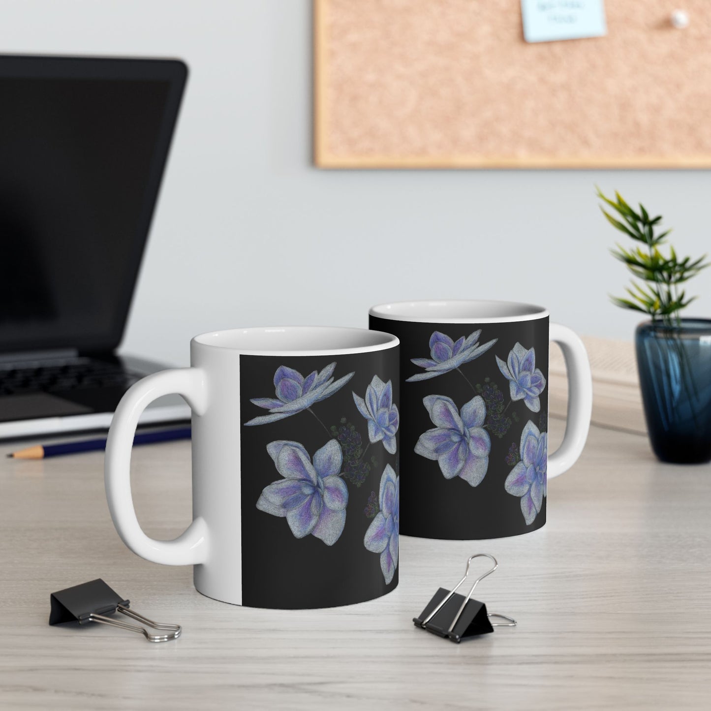 Ceramic Mug | Stargazer Hydrangea Blooms