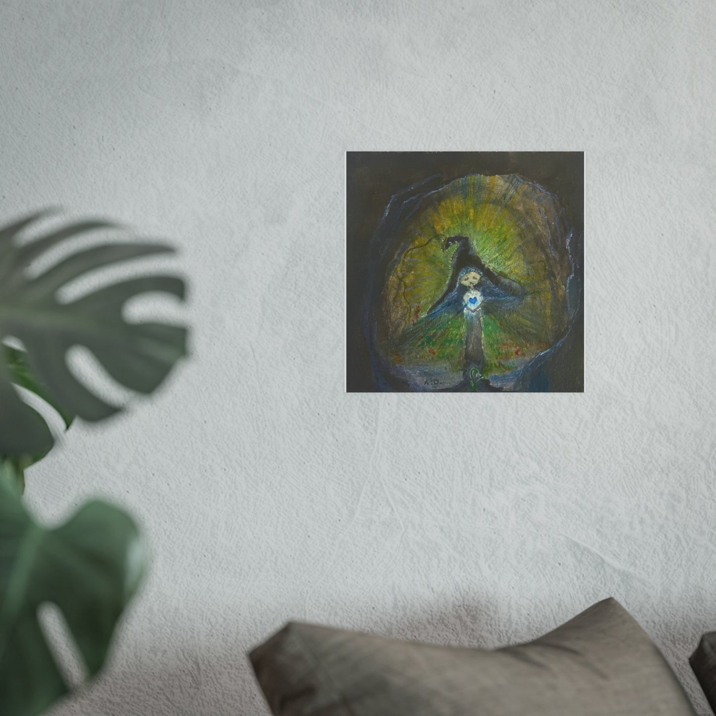 Blue Witch Poster Edgeless | Satin or Archival Matte