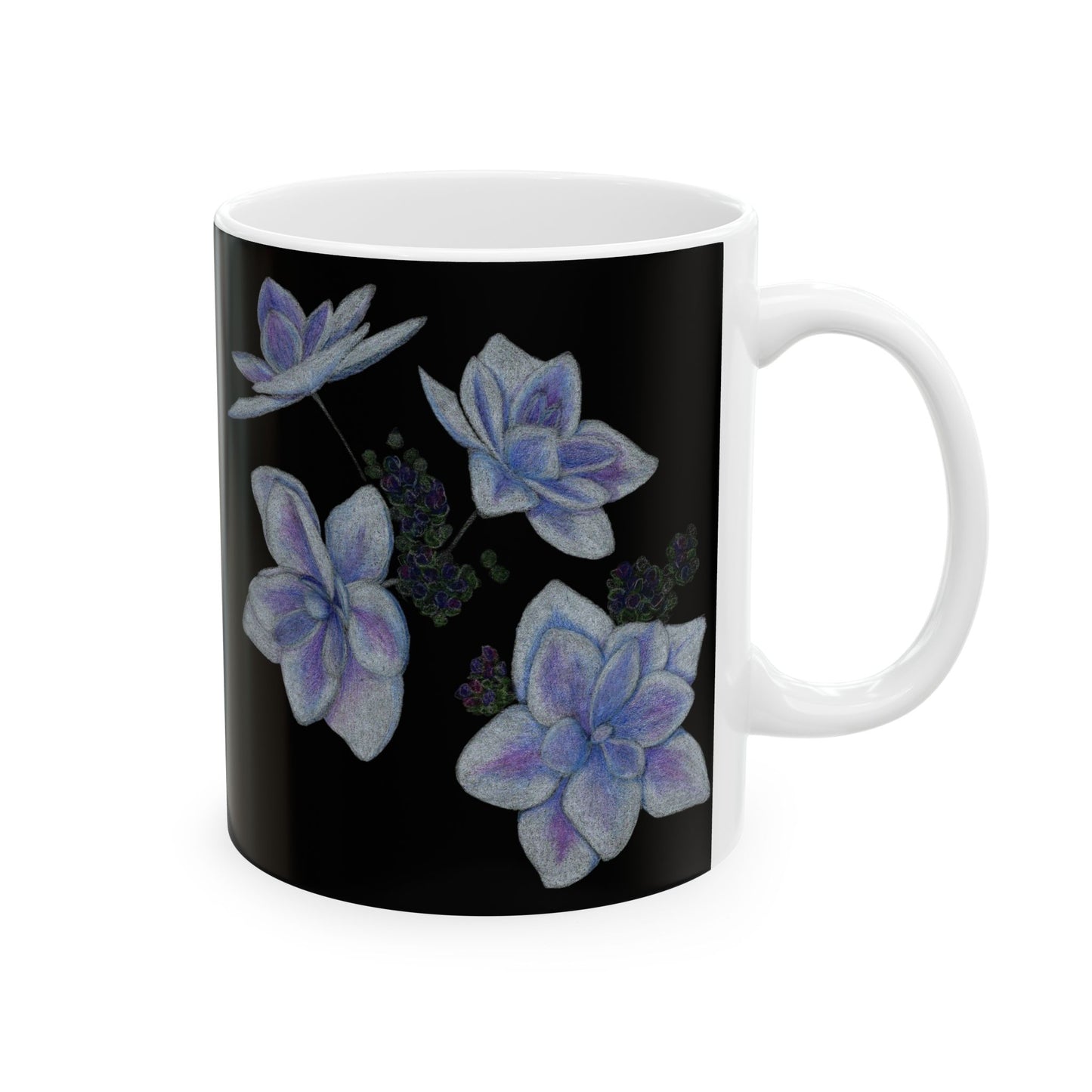 Ceramic Mug | Stargazer Hydrangea Blooms