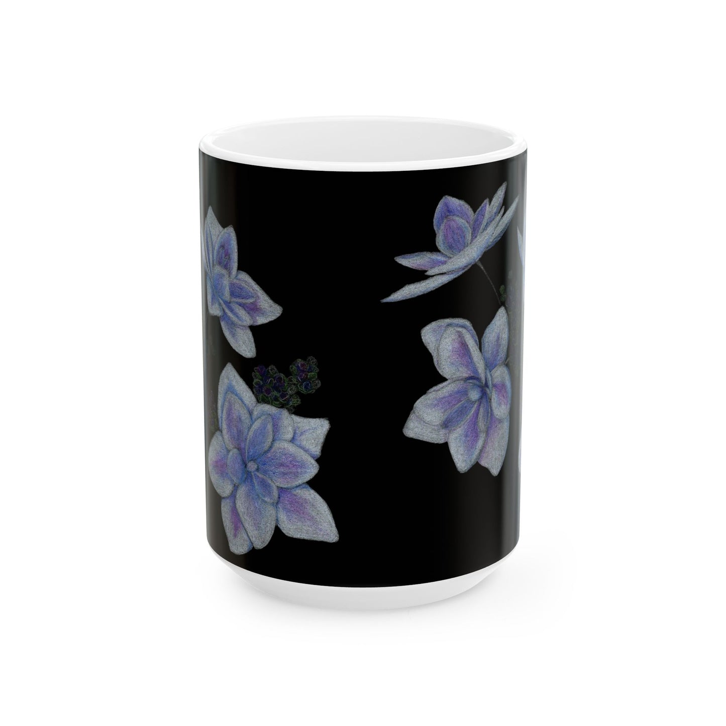 Ceramic Mug | Stargazer Hydrangea Blooms