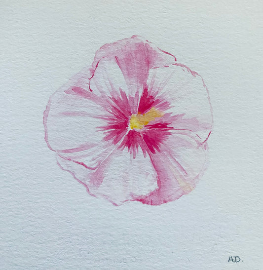 Starry Starry Night Hibiscus Watercolor | Digital Download